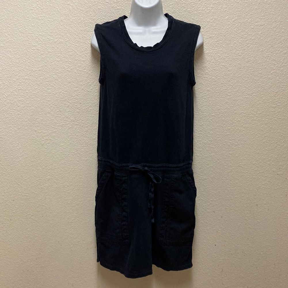 Standard James Perse Sleeveless Drawstring Waist Dress Small